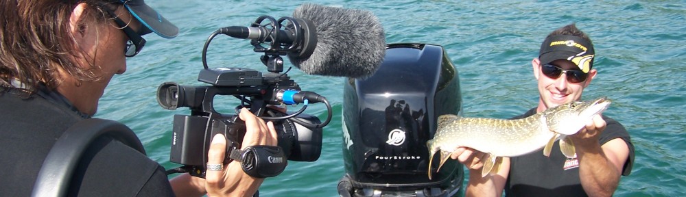 reportage pour la web TV 
Pêche TV