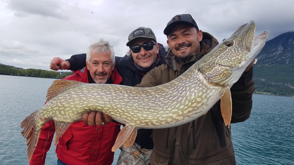 pêche du brochet au lac du Bourget-Annecy-Leman