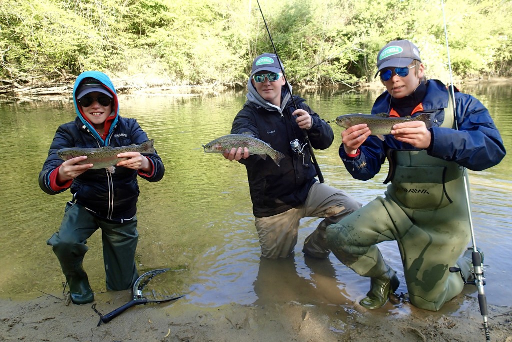 stage pêche ados truite