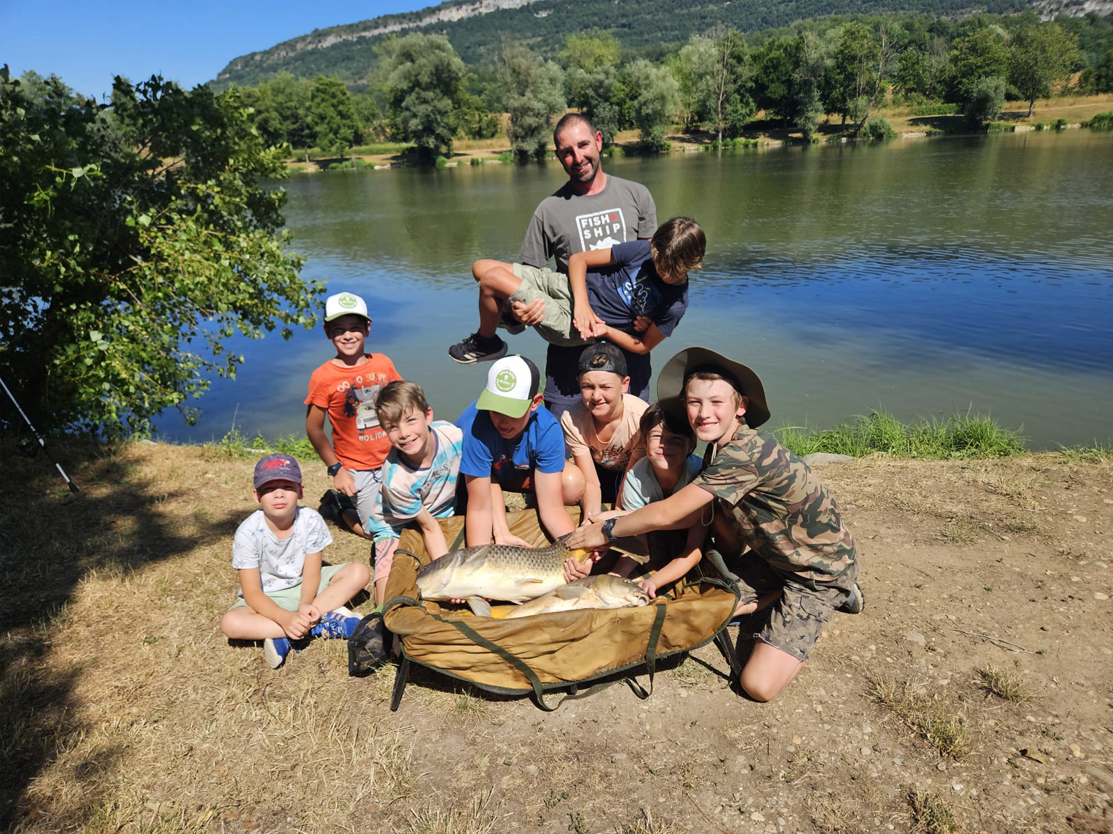 stage-pêche-ado-carpes-lac stage pêche ado carpes lac